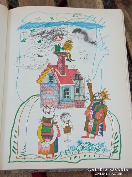 Retro edition storybook, brand new story by Ferenc Móra with illustrations by Ádám Würtz (1978)