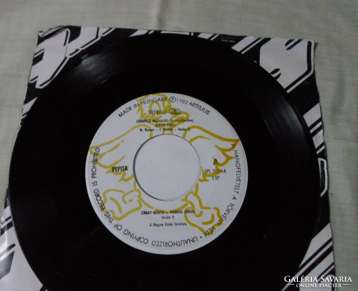 Retro sound disc for children: duck dance (Záray - Vámos disc, light music, 1982; sps 70554)