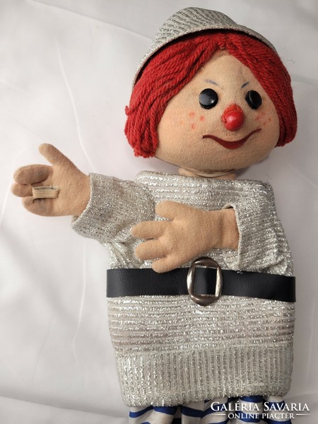 Old, large hand puppet, puppet toy, small soldier, 1930-1940