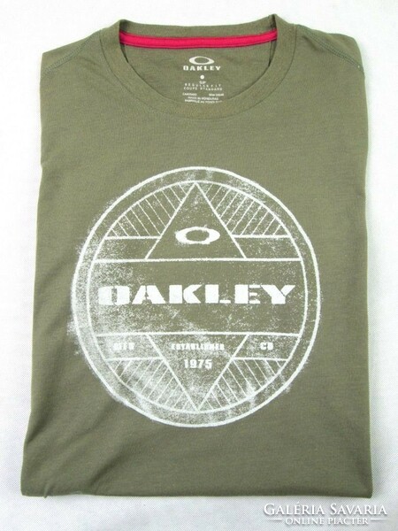 Original oakley (s) sporty short-sleeved men's military-green T-shirt