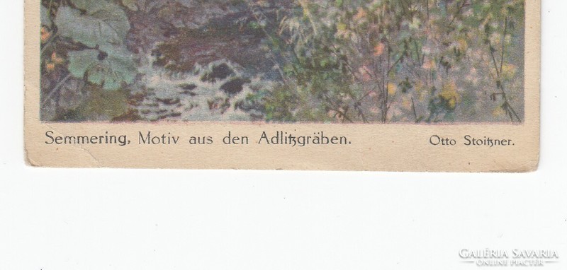 Antique advertising postcard 