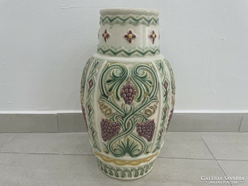 Zsolnay vine pattern vase floor vase porcelain