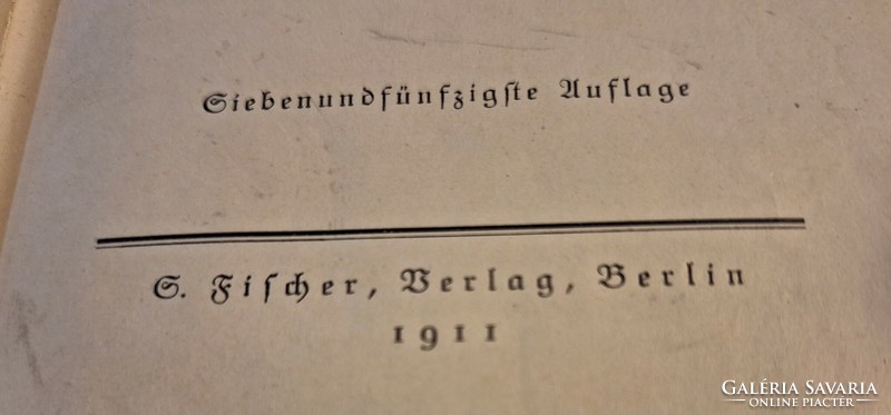 Buddenbrooks (Buddenbrook House) - Thomas Man - 1911 edition. German language