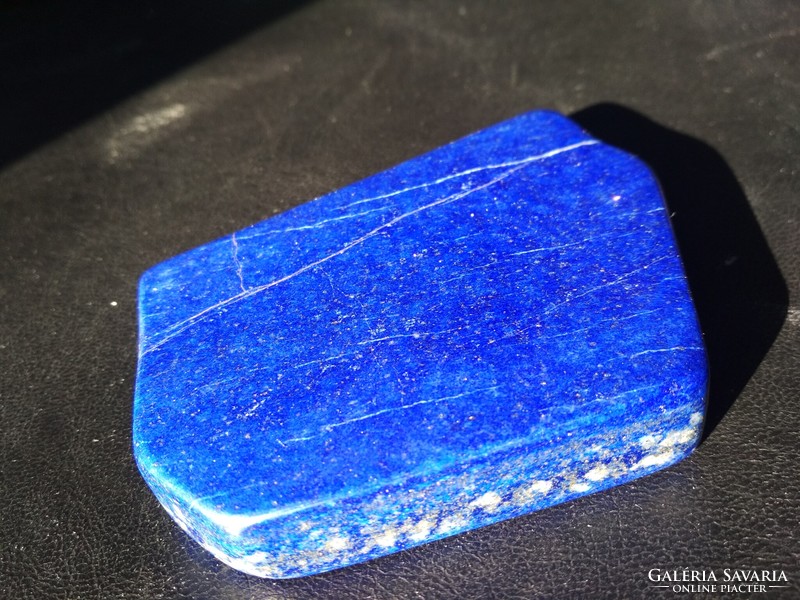 Lapis lazuli, afgán, nyers, csiszolt, 431g