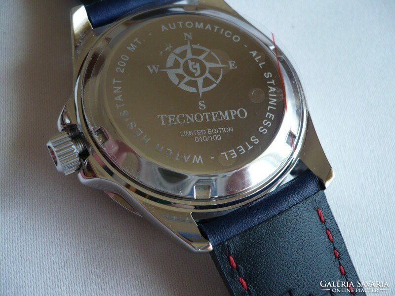 Tecnotempo wind rose is a never used, limited edition (010/100) automatic wristwatch