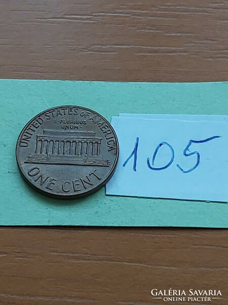 USA 1 CENT 1973  Abraham Lincoln, Réz-Cink  105