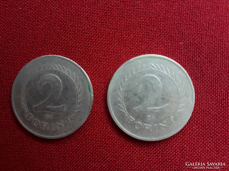 2 x 2ft coins 1950 and 1965