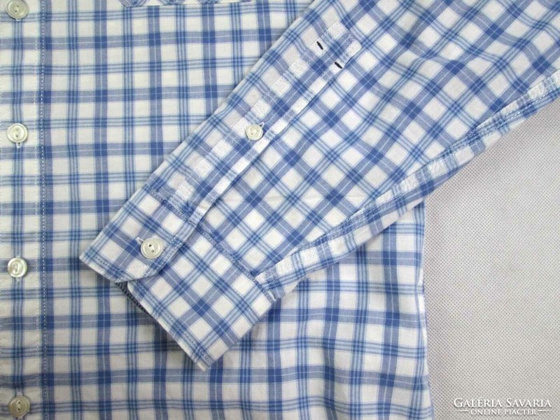 Original Levis (l) sporty elegant checkered long-sleeved men's shirt