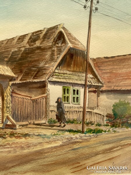 Béla Tóth: Transylvanian Székely gatekeeper's house