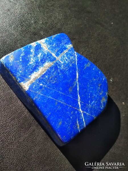 Lapis lazuli, afgán, nyers, csiszolt, 391g