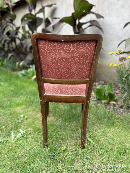 Art deco riveted chair mid century