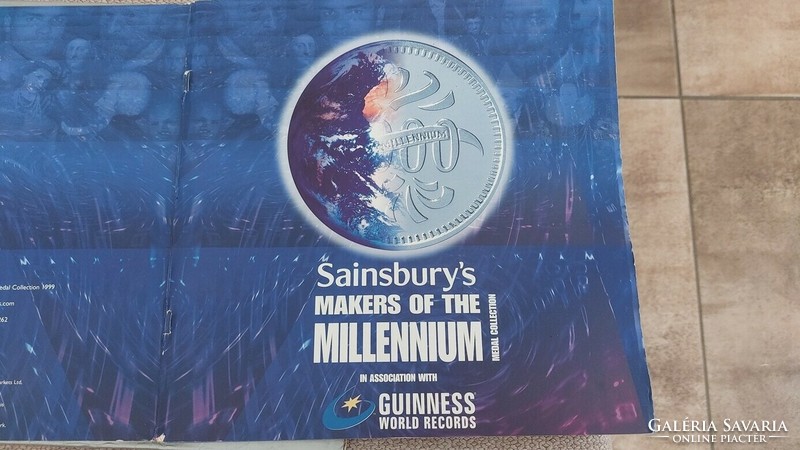 (K) sainsbury's/guinness world records makers of the millennium coin collection