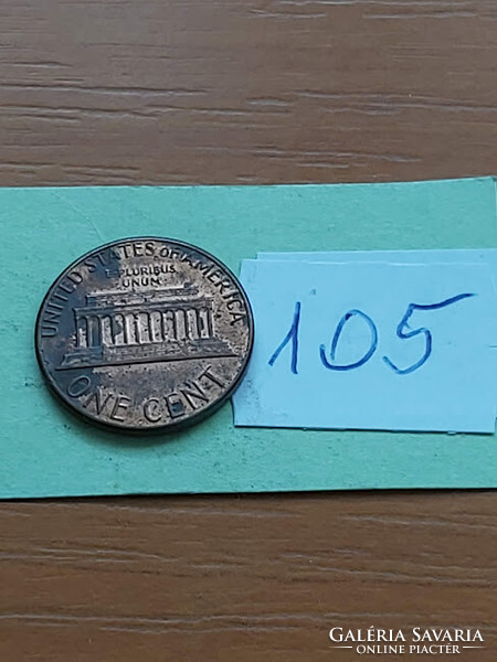 USA 1 CENT 1984  Abraham Lincoln, Cink réz bevonattal  105