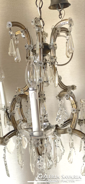 Maria Theresa style crystal chandelier, large size