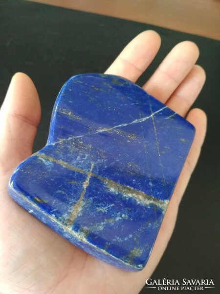 Lapis lazuli, afgán, nyers, csiszolt, 391g