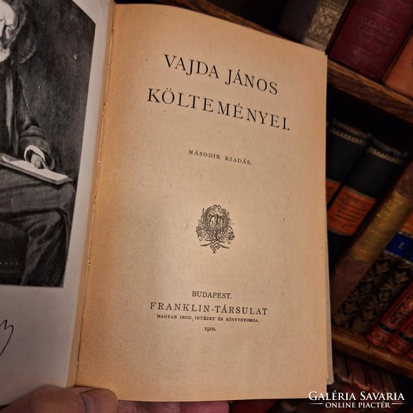 1910-FRANKLIN- VAJDA JÁNOS KÖLTEMÉNYEI  második kiadás-