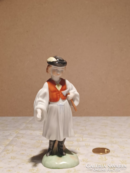 Herend porcelain boy with an ax