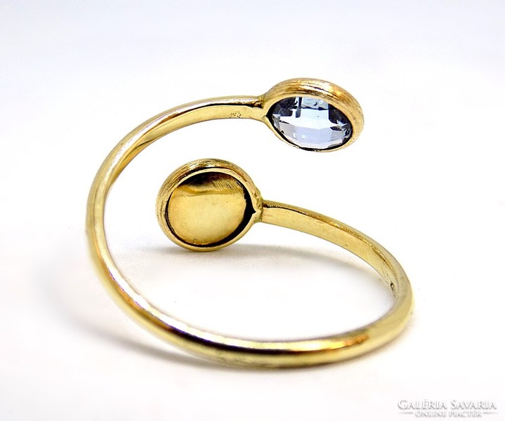 Topáz köves arany gyűrű (ZAL-Au113585)
