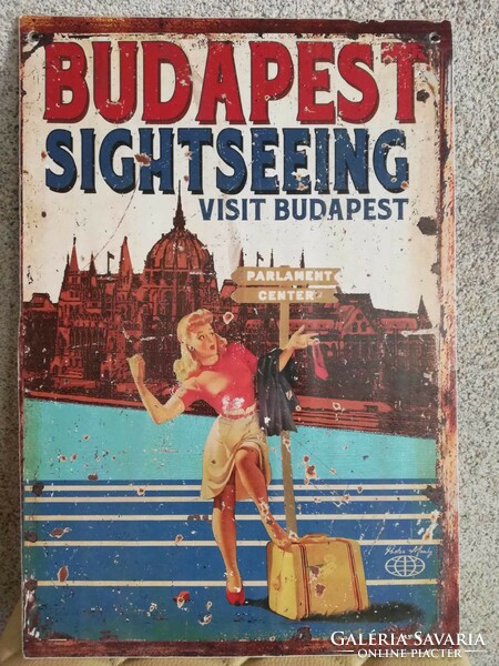 Budapest plakát kartonra kasírozva  41×28 cm