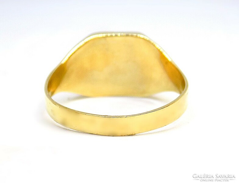 Gold signet ring (zal-au108031)