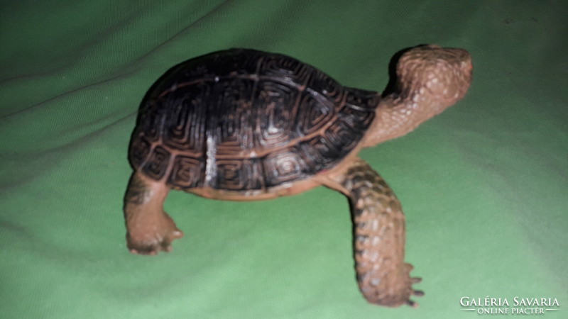 MINŐSÉGI élethű NAGY MÉRETŰ SCLEICH - BULLYLAND plasztik teknősbéka figura 15 cm a képek szerint