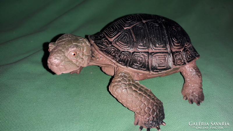 MINŐSÉGI élethű NAGY MÉRETŰ SCLEICH - BULLYLAND plasztik teknősbéka figura 15 cm a képek szerint