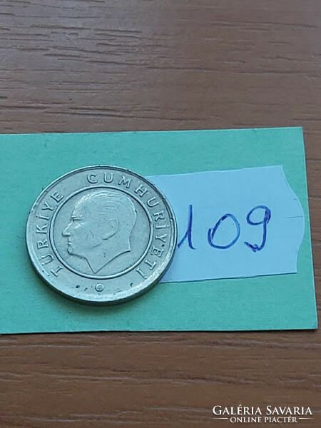 Turkey 25 kurus 2009 copper-nickel 109