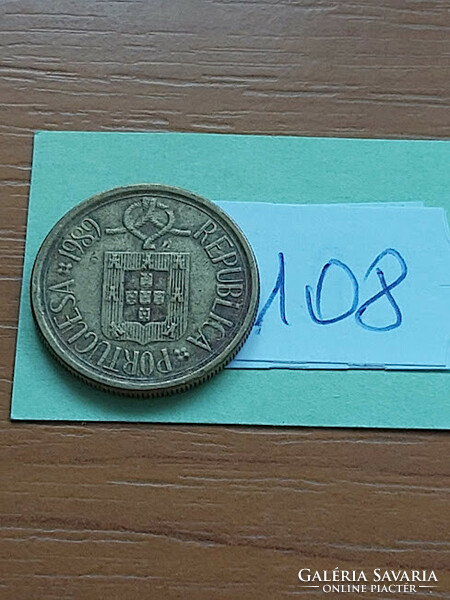 Portugal 5 escudos 1989 nickel-brass, lace 108