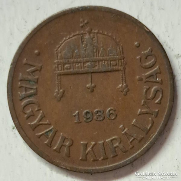 1936. 1 Fillér Magyar Királyság (515)