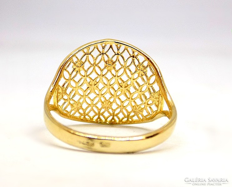 Sárga-fehér arany gyűrű (ZAL-Au100348)