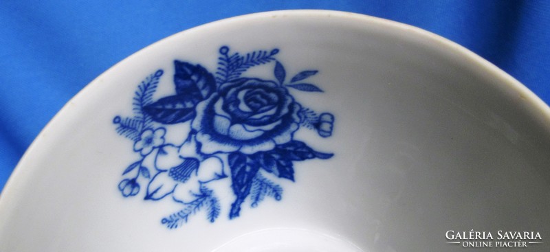 4 db Virágmintás  Japán teáscsésze+ alátét , jelzett, csésze 5,4 cm magas, tányér átmérő 14.5 cm.