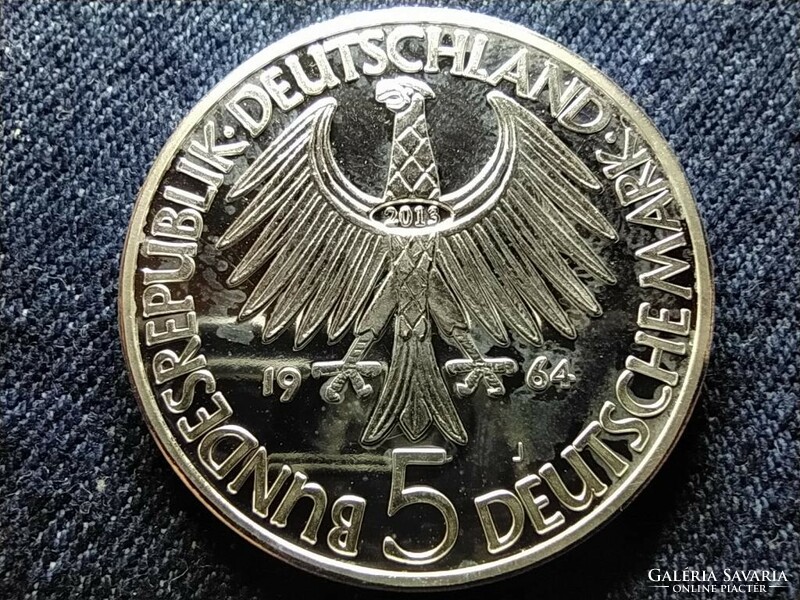 Németország Gottlieb Fichte 5 márka 1964 másolat 2013 (id79170)
