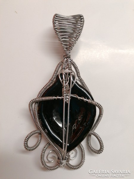 Large Murano glass pendant (553)