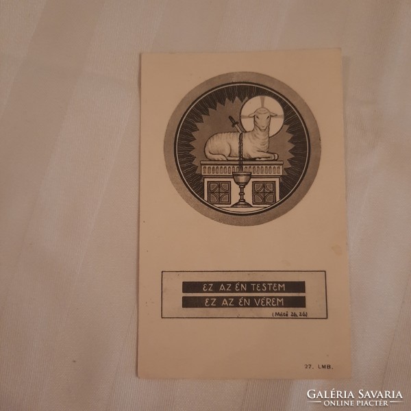 First Holy Mass and Silver Mass commemorative cards 4 pcs