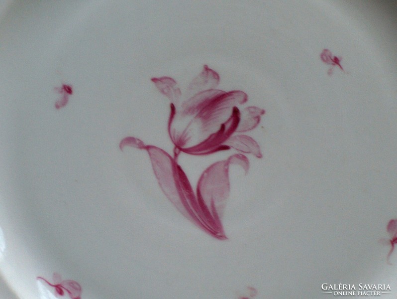 Nagyon ritka herendi jelzés, tulipános tányér 1948