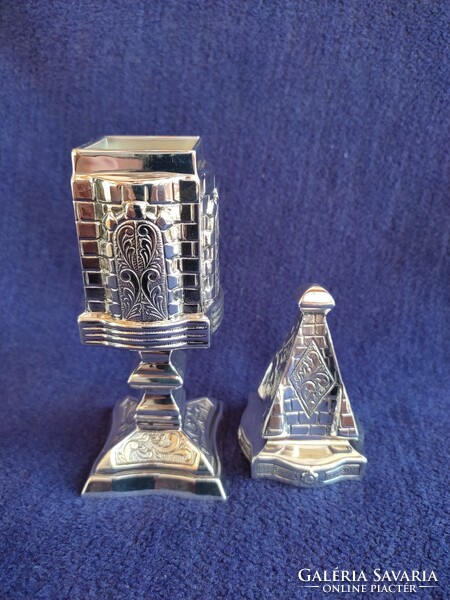 Judaica silver spice tower