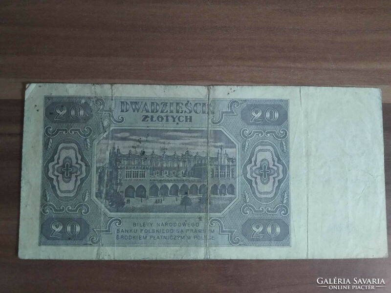 Lengyelország, 20 Zloty 1948