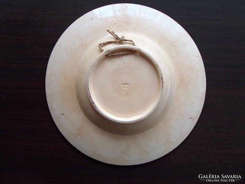 Schütz chilli rare large majolica decorative plate, wall bowl