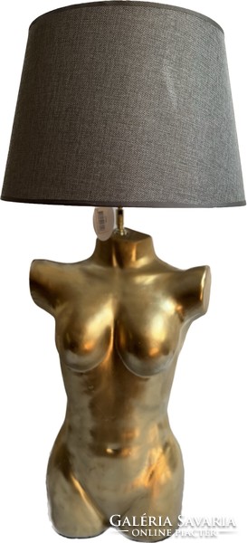 Szobros modern művészi asztali lámpa