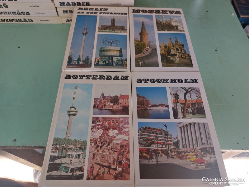 Travel books (panorama) 28 pieces together HUF 8,000