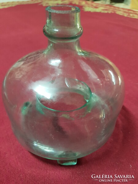 Antique glass fly catcher, huta.