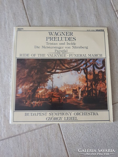 LP Bakelit vinyl hanglemez Wagner Preludes Tristan und Isolde