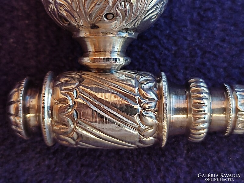 Silver opium pipe