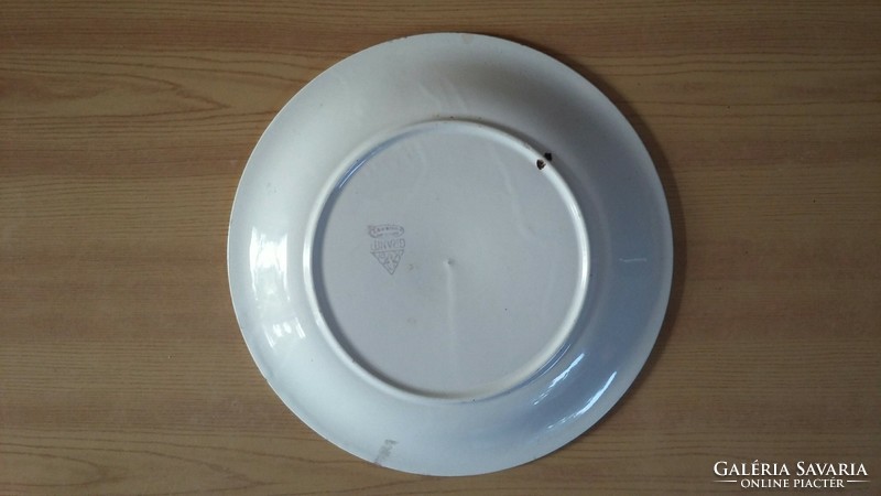 Régi Gránit kerámia falraakasztható indamintás gyöngyös tányér