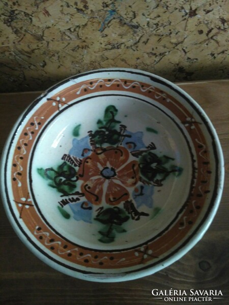 Antique ceramic plate, wall plate