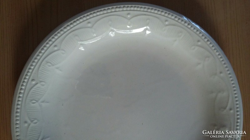 Régi Gránit kerámia falraakasztható indamintás gyöngyös tányér