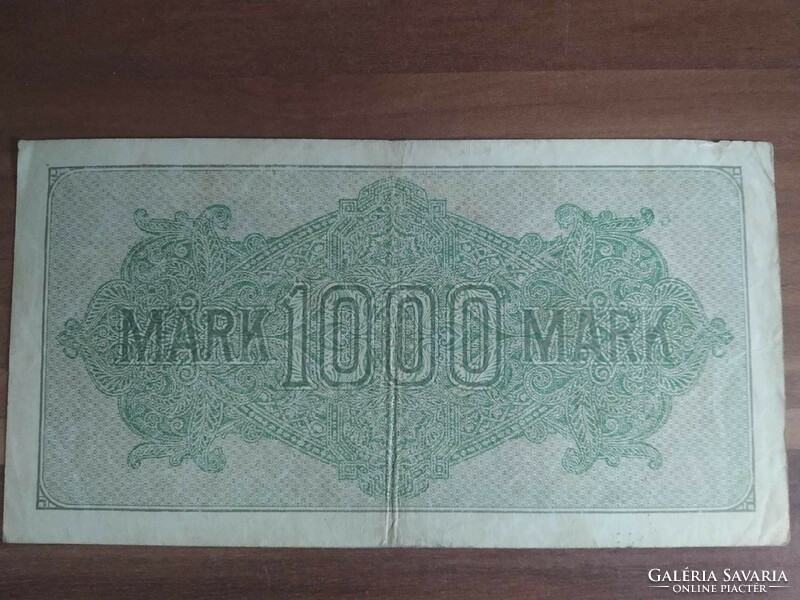 Németország, Tausend Mark, 1000 Márka, 1922