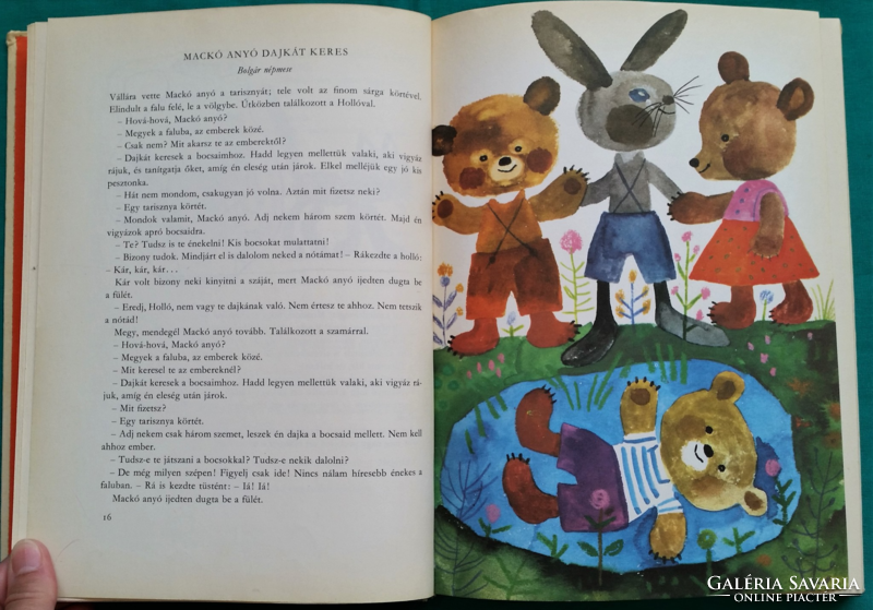'T. Éva Asód: mother bear is looking for a nanny - foreign folk tales for kindergarteners - collection of tales