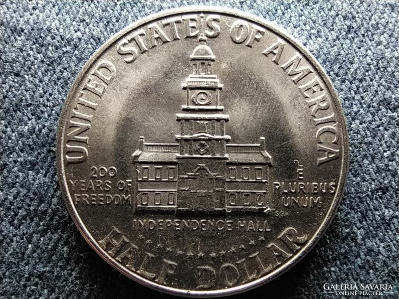 USA 200 Years of Declaration of Independence Kennedy 1/2 Dollar 1976 (id58973)