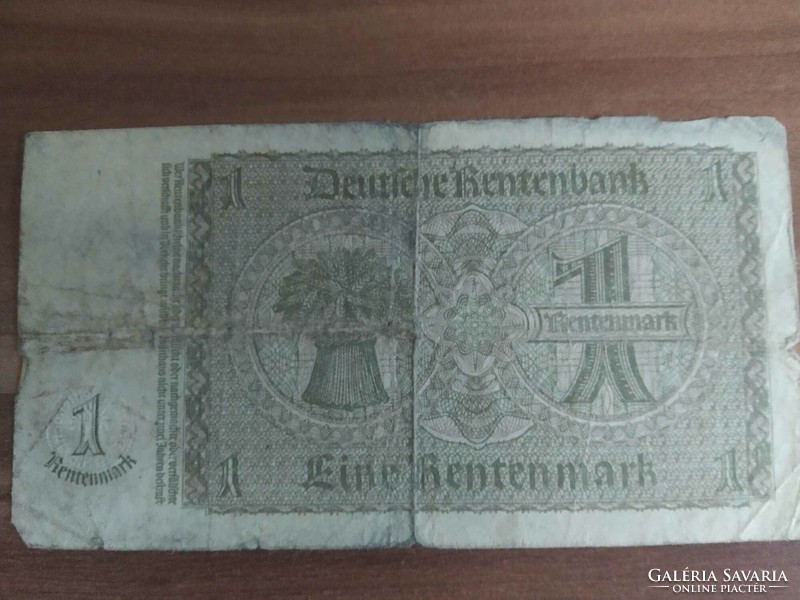 Germany, eine rentmark, 1 mark, 1937
